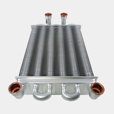 Теплообменник битермический 18квт L=225 (для Main Four/Quasar)